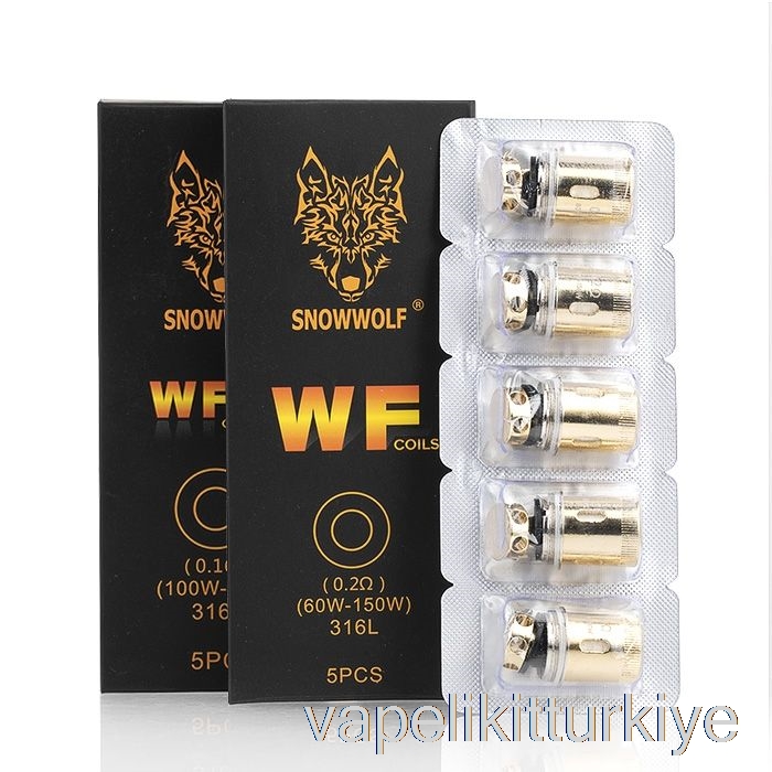 Elektronik Sigara Kalemi Vape Mate Snowwolf Wolf Wf Yedek Bobinler 0.17ohm Wf-x1 örgü Bobinler